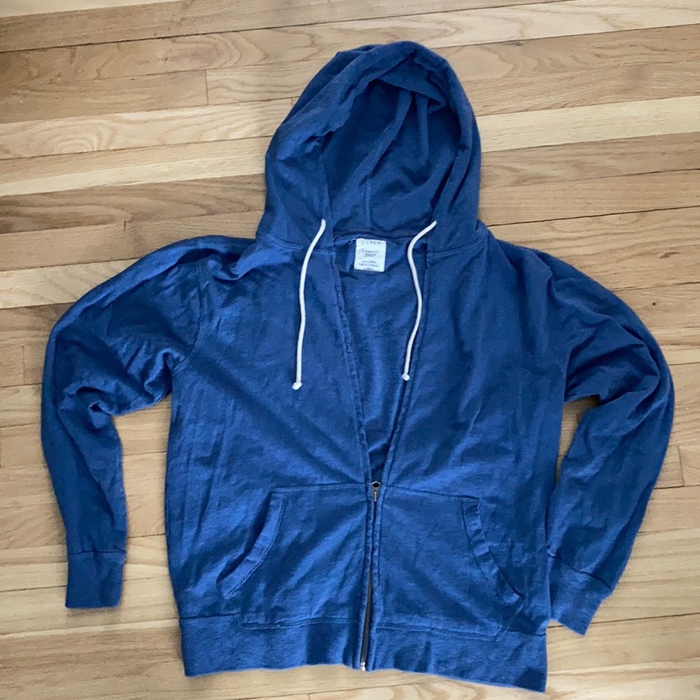 JCrew RingSpun Jersey Hoodie